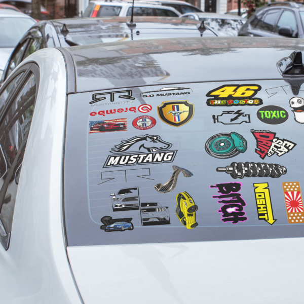 Car & Racing Sticker Sheet — Mustang Drift Decals